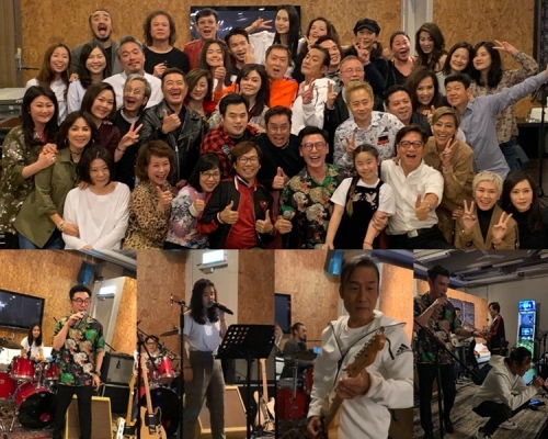 一班好友慶生兼夾Band，B哥哥生日快樂！（ig圖片）