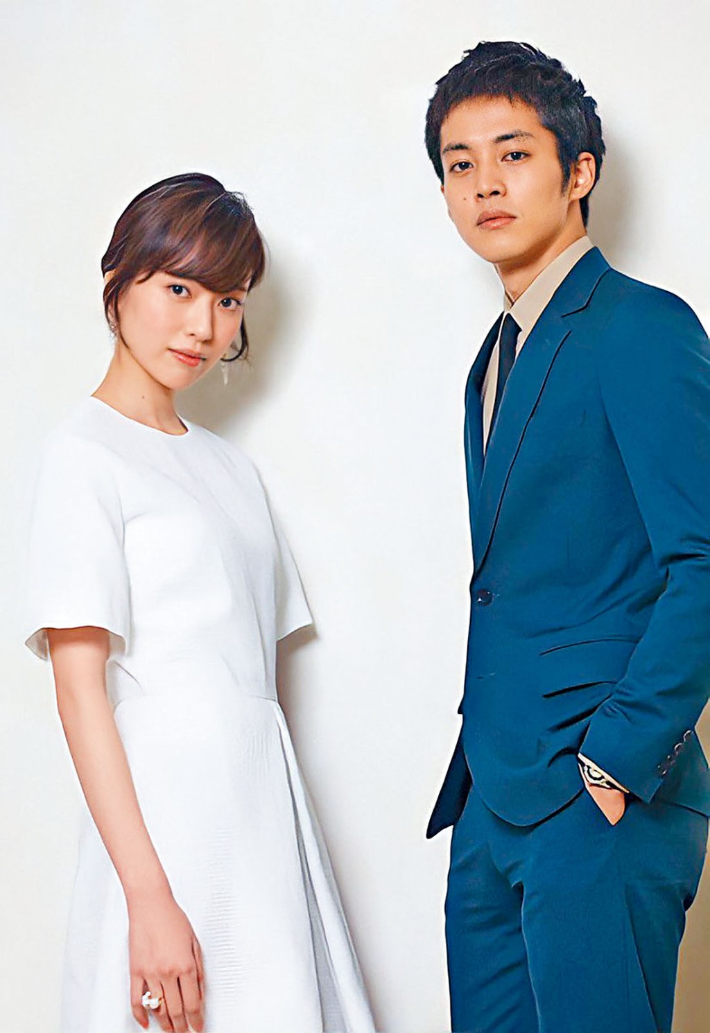 户田惠梨香上月闪婚松坂桃李，昨突取消记招，被怀疑是奉子成婚。