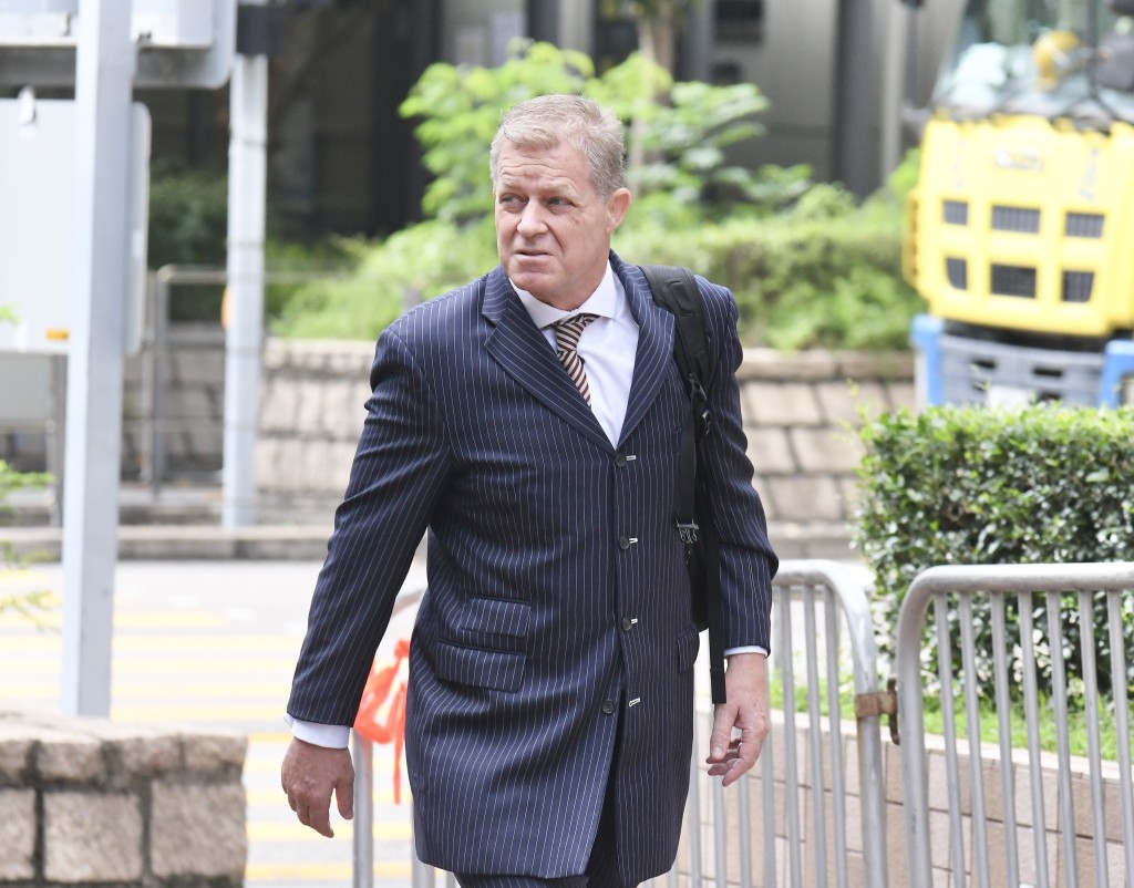 辯方律師團成員、新西蘭御用大律師Marc Corlett。何君健攝