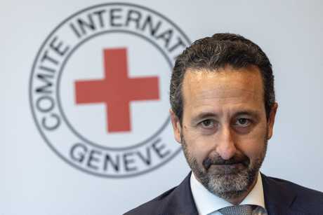 紅十字國際委員會總幹事馬爾迪尼。路透社
