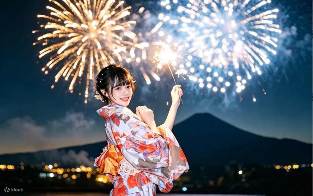 山梨县 河口湖湖上祭花火大会 山梨县 河口湖湖上祭花火大会