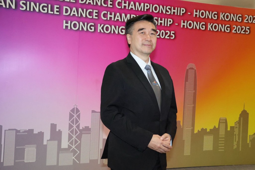 香港体育舞蹈总会会长叶𧶽伟认为Winson夫妇的成绩对本地舞坛具鼓舞作用。资料图片 香港体育舞蹈总会会长叶𧶽伟认为Winson夫妇的成绩对本地舞坛具鼓舞作用。资料图片