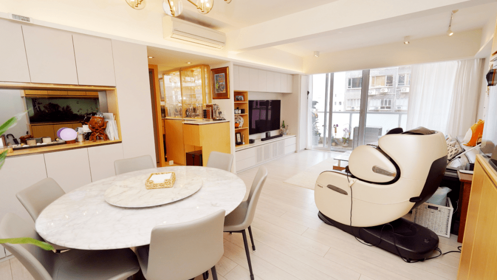 東半山文華新邨 型格時尚風 寬敞長廳富空間感