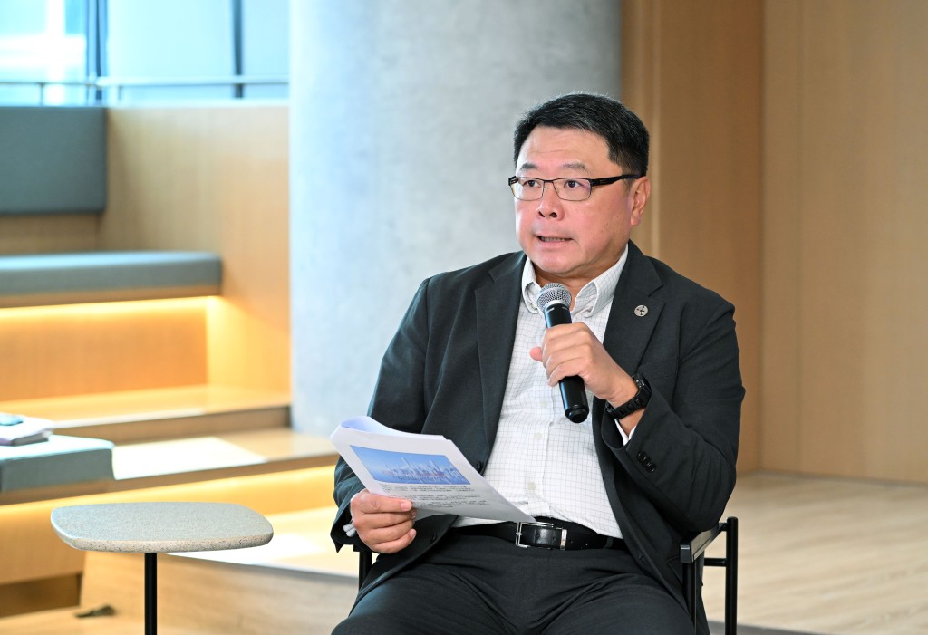 香港科技園董事局主席查毅超。 香港科技園董事局主席查毅超。