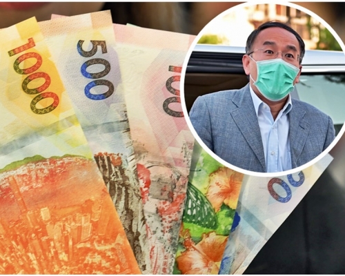許正宇(小圖)指政府援助市民需量入為出。