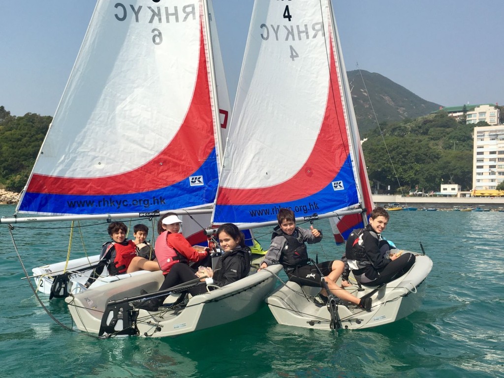 帆妹希望大家加深了解帆船運動。香港遊艇會相片