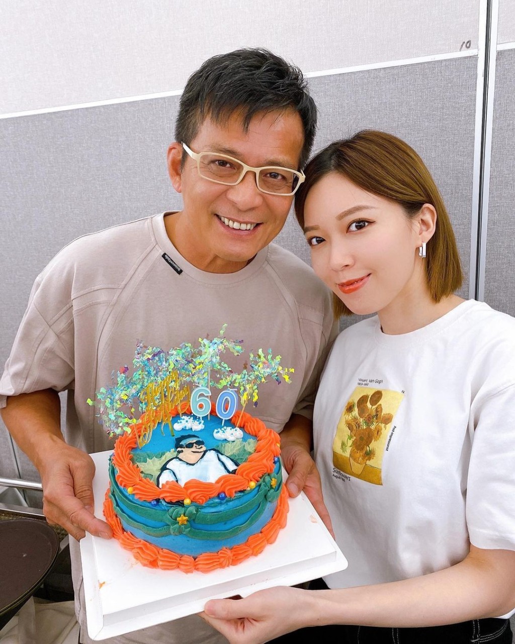 黃芷晴說父親對緋聞得啖笑。