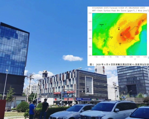 內地預料出現臭氧中至重度污染。網上圖片