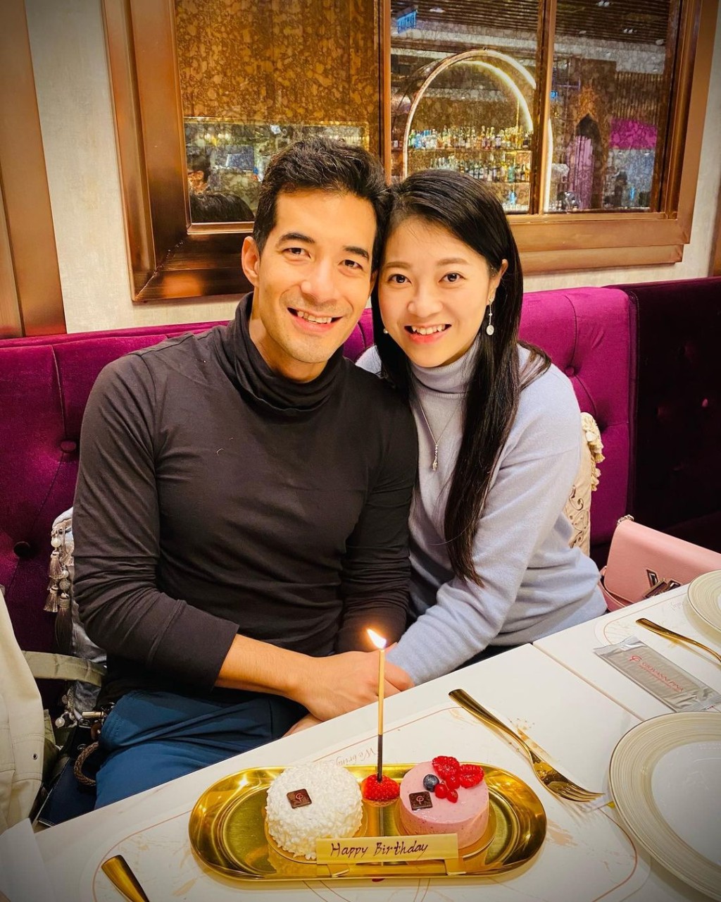 古天祥與任職醫療集團經理圈外女友周琬瑜奉子成婚。