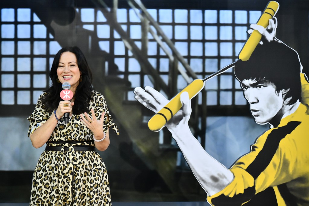 李小龍女兒、李小龍基金會創辦人暨會長李香凝。 李小龍女兒、李小龍基金會創辦人暨會長李香凝。