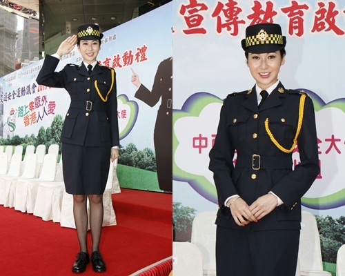 莊思敏任交通安全大使,特別提醒低頭族要小心。