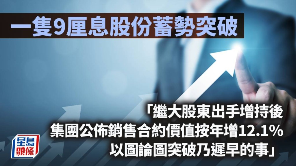 一隻9厘息股份蓄勢突破｜唐牛午市攻略