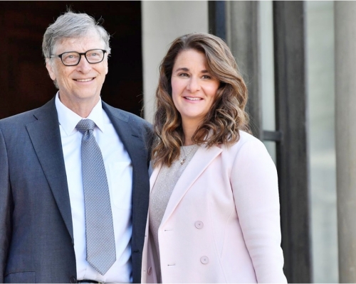 比尔盖茨与梅琳达离婚，外界关注财产的分配。网图