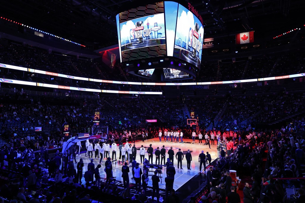 NBA Cup決賽在拉斯維加斯舉行也大受歡迎。AFP