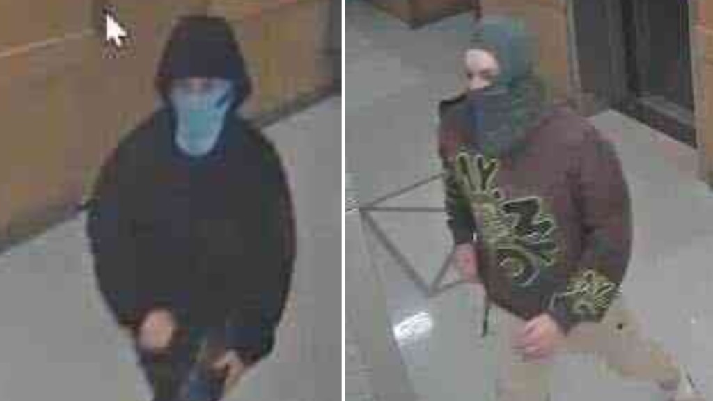 哈佛醫學院發生爆炸,警方事後公佈兩名可疑男子照片。美聯社