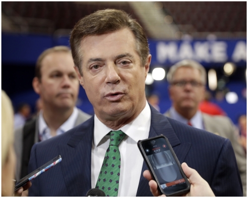 特朗普的前競選經理馬納福德 (Paul Manafort)。AP圖片
