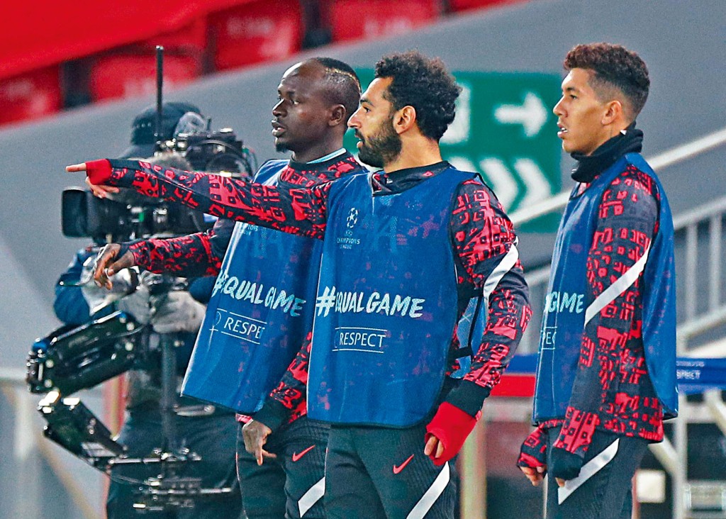 文尼（左起）、沙拿及法明奴今季於英超助攻對方的數字合共只得三次，默契遠遜熱刺孖寶。　　