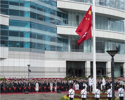擬訂《國歌法》指明，貶損方式奏唱國歌，處以15日以下拘留。資料圖片