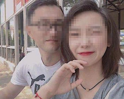 片中的男主疑似鎮江某高中老師康某,而女生則是比他小二十多歲的女子。(網圖)