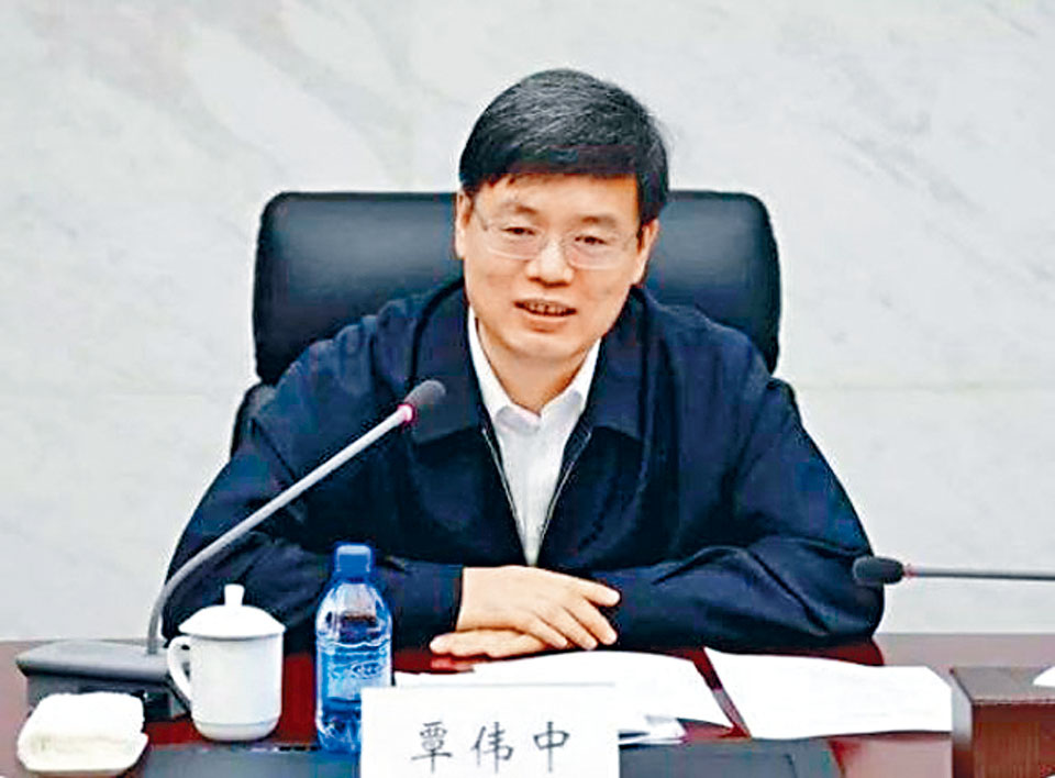 ■覃偉中調任深圳代市長。