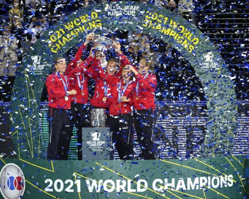 金夫人盃網球賽，俄羅斯勇奪冠軍。 AP