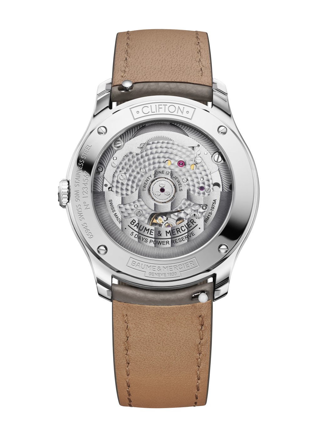Baume & Mercier Clifton Baumatic M0A10778 ,機芯:Baumatic BM13-1975 A自動。 Baume & Mercier Clifton Baumatic M0A10778 ,機芯:Baumatic BM13-1975 A自動。