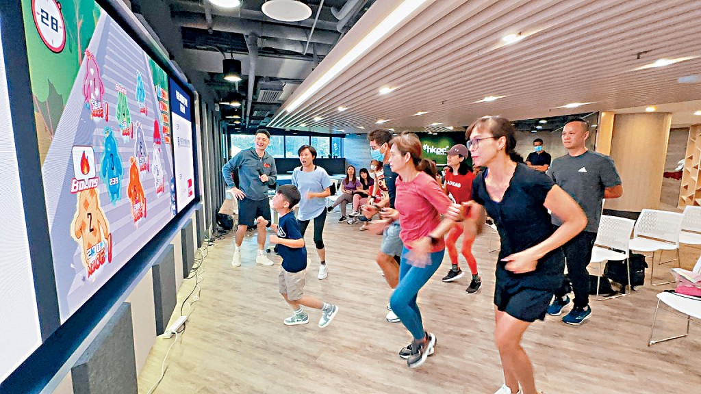 本地初創公司研互動體感遊戲，增加運動趣味。 
