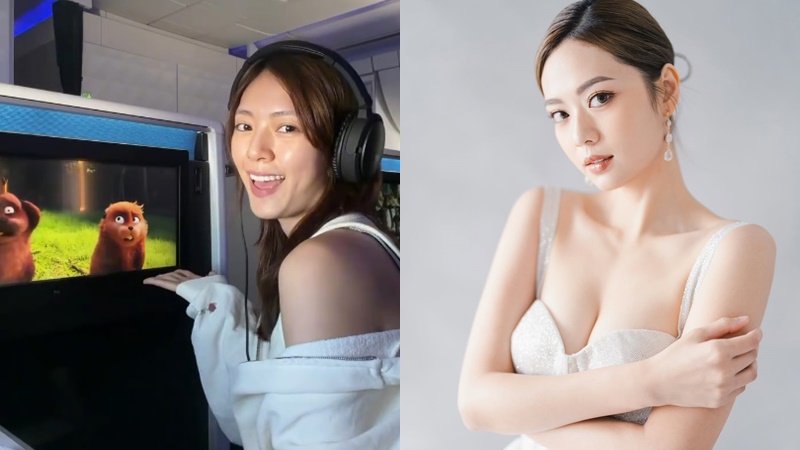 無綫小花游嘉欣旅遊豪睇世界盃  再晒商務艙影片  工作少生活奢華惹質疑：TVB咁高人工？