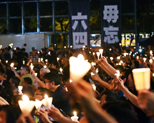 支聯會指六四燭光集會將遍地開花。資料圖片