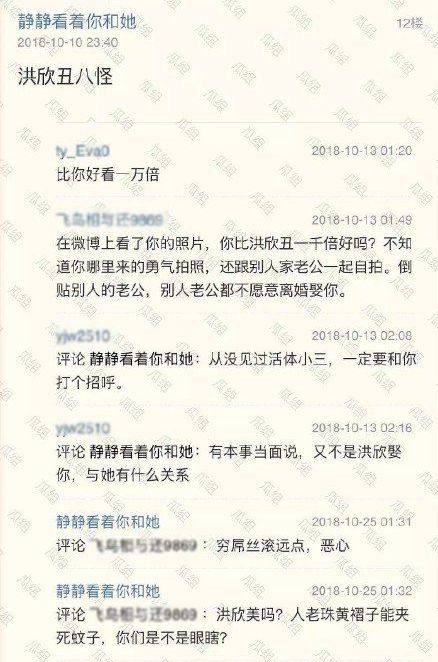 疑似畢瀅攻擊洪欣。(網圖)