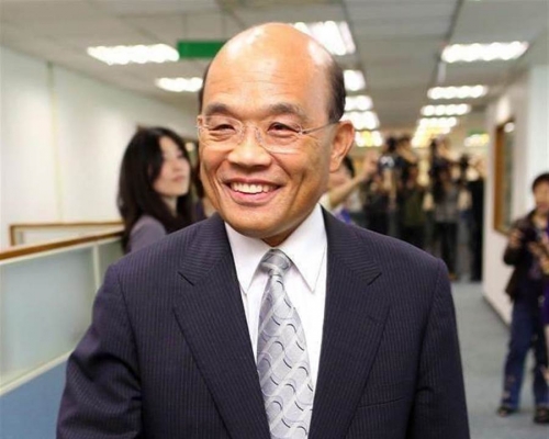 蘇貞昌指,會密切注意香港局勢,向港人提供必要人道協助。 資料圖片