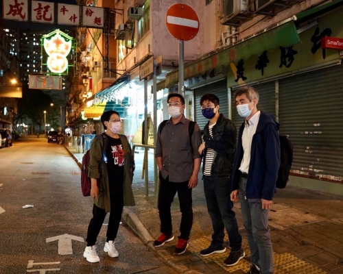 坊間流傳今晚新蒲崗將封區檢測。區議員陳啟淳facebook圖片