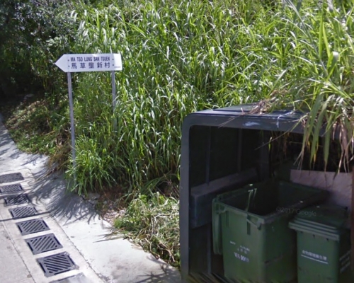 落馬洲馬草壟新村公廁發現31粒子彈殼。網上圖片