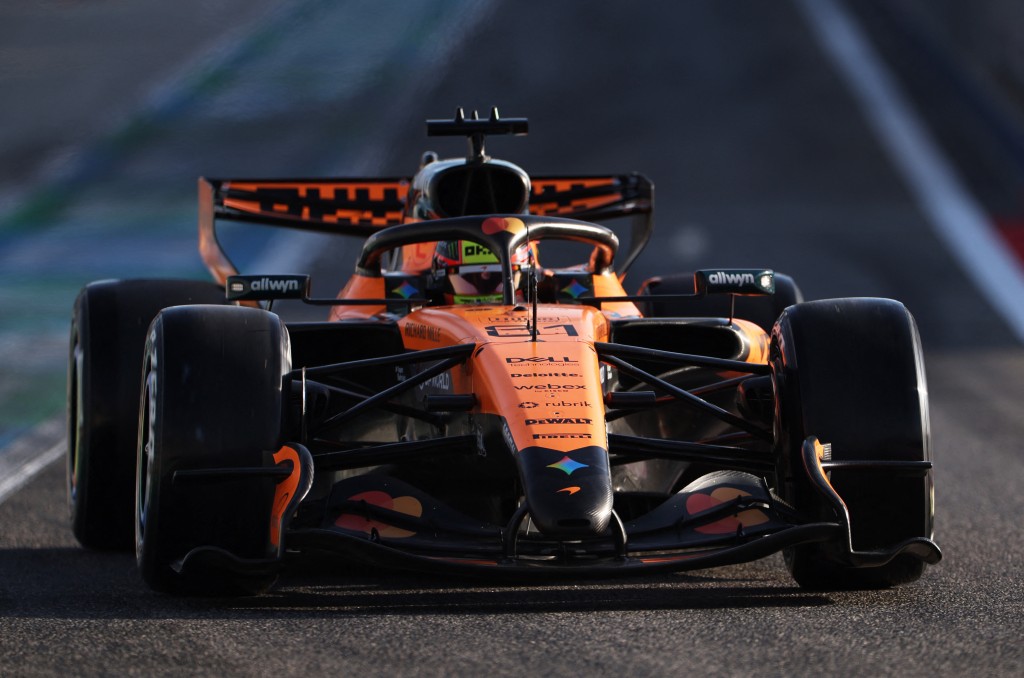 澳洲新星奥斯卡皮亚斯利直言所属的麦拿伦车队目前并非夺冠大热。法新社