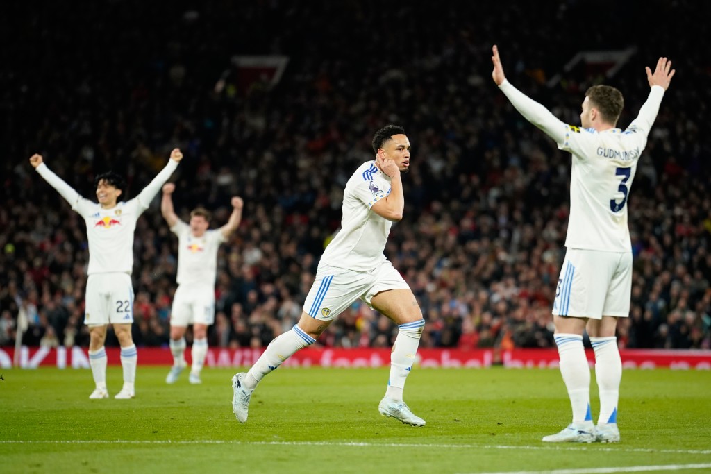 奧卡科（Noah Okafor）作客梅開二度。美聯社