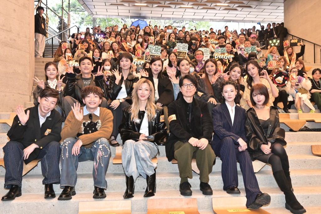 近排Baby梓、Angelina、阿杰随《夜王》团队四出宣传。