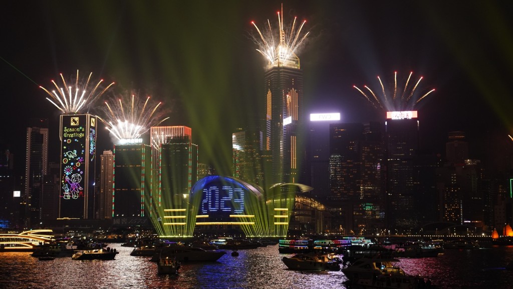 旅發局昨晚舉行「香港跨年倒數」活動。資料圖片