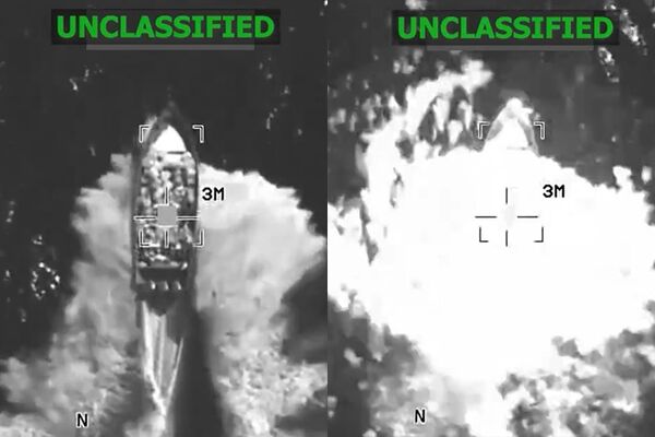 美軍南方司令部在東太平洋國際水域對一艘涉嫌載運毒品的船隻發動攻擊，造成船上4名男子死亡。X@Southcom