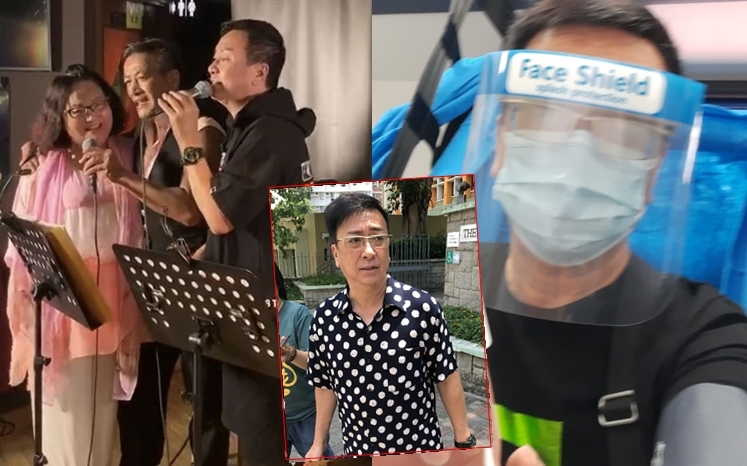 因為同麥德羅唱歌，密切接觸受感染，確診後劉少君平常心面對。