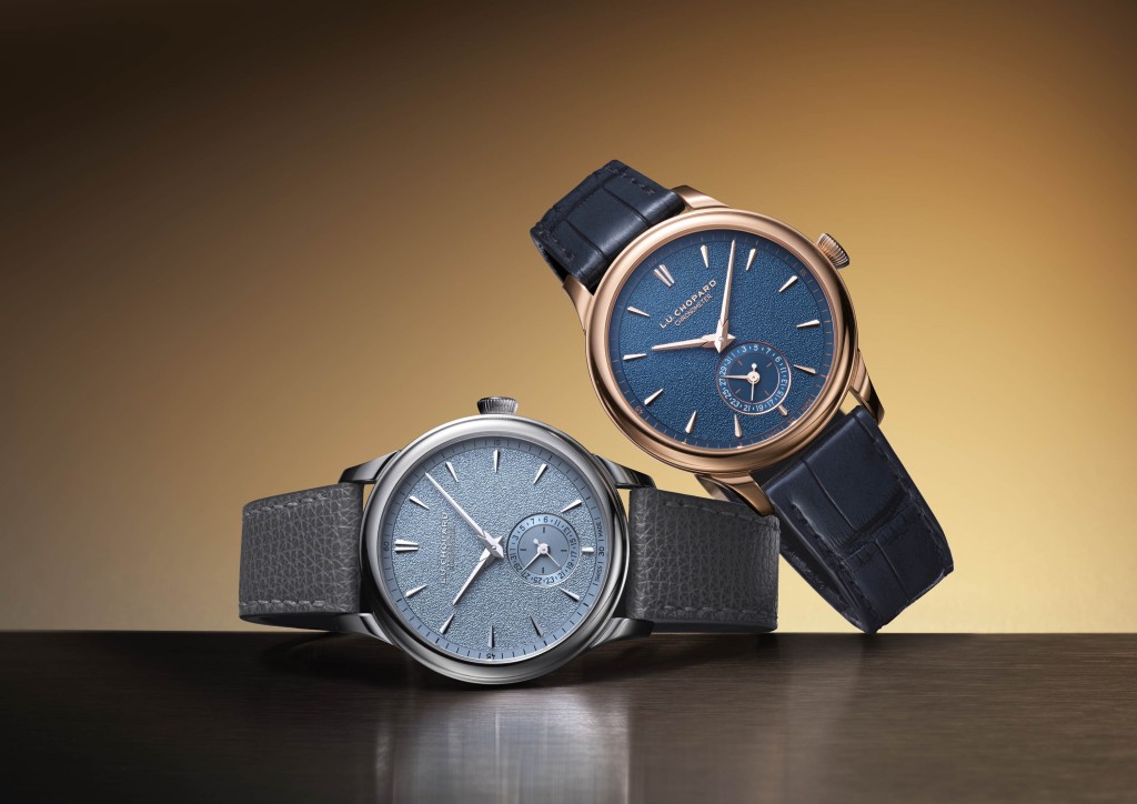 Chopard L.U.C Quattro - Mark IV,錶殼:39mm鉑金或玫瑰金 / 機芯:L.U.C 98.09-L手上鏈 / 售價:$370,000(鉑金)、$297,000(玫瑰金)。 Chopard L.U.C Quattro - Mark IV,錶殼:39mm鉑金或玫瑰金 / 機芯:L.U.C 98.09-L手上鏈 / 售價:$370,000(鉑金)、$297,000(玫瑰金)。
