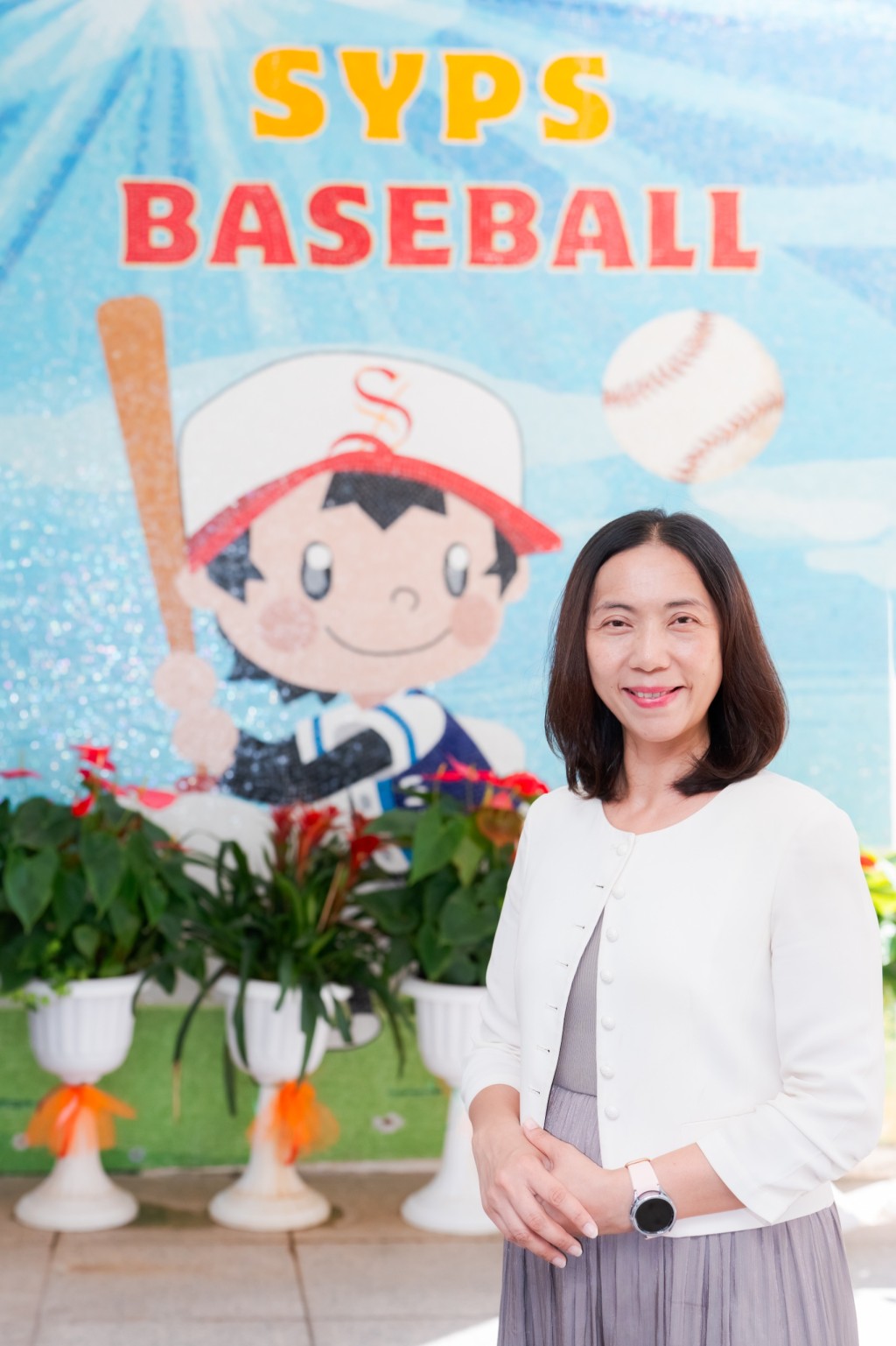 香港道教聯合會純陽小學蔡華媚校長(圖片來源:受訪學校提供) 香港道教聯合會純陽小學蔡華媚校長(圖片來源:受訪學校提供)