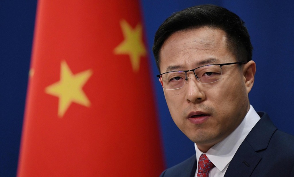 外交部發言人趙立堅指針對美方錯誤行徑，中方決定採取對等反制。網上圖片