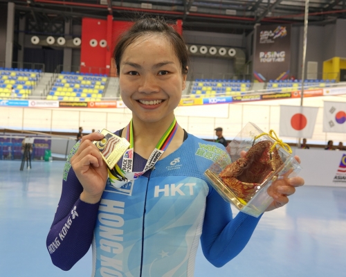 李慧詩今日凱林賽險勝南韓再奪金 。資料圖片