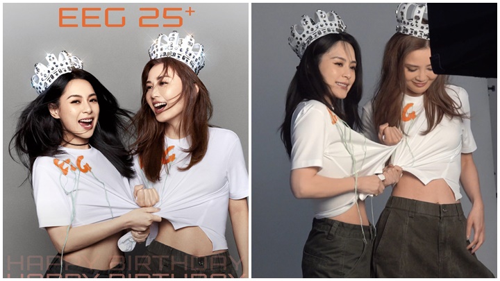 Twins騷馬甲線被質疑P圖   阿嬌：有片有真相   阿Sa：日日都同Kenny一齊加操！