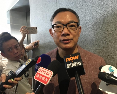 對於立法會修訂《逃犯條例》法案委員會仍未選出主席,謝偉俊表示遺憾。