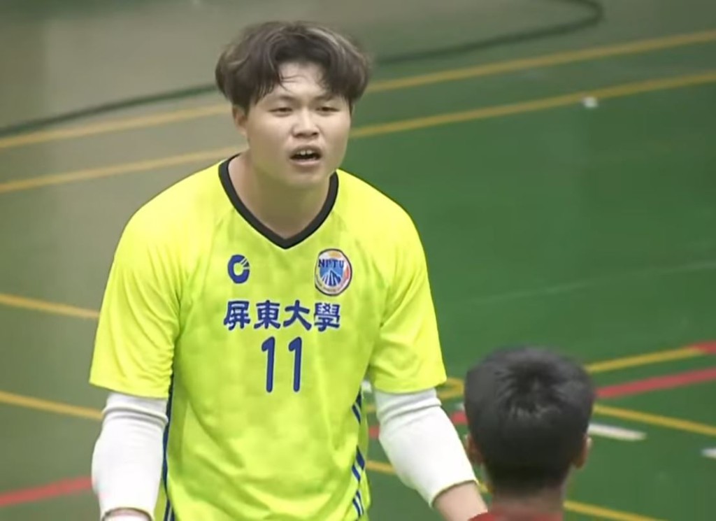 屏東大學龍門失波後，一臉難以置信。SSUtv Sports