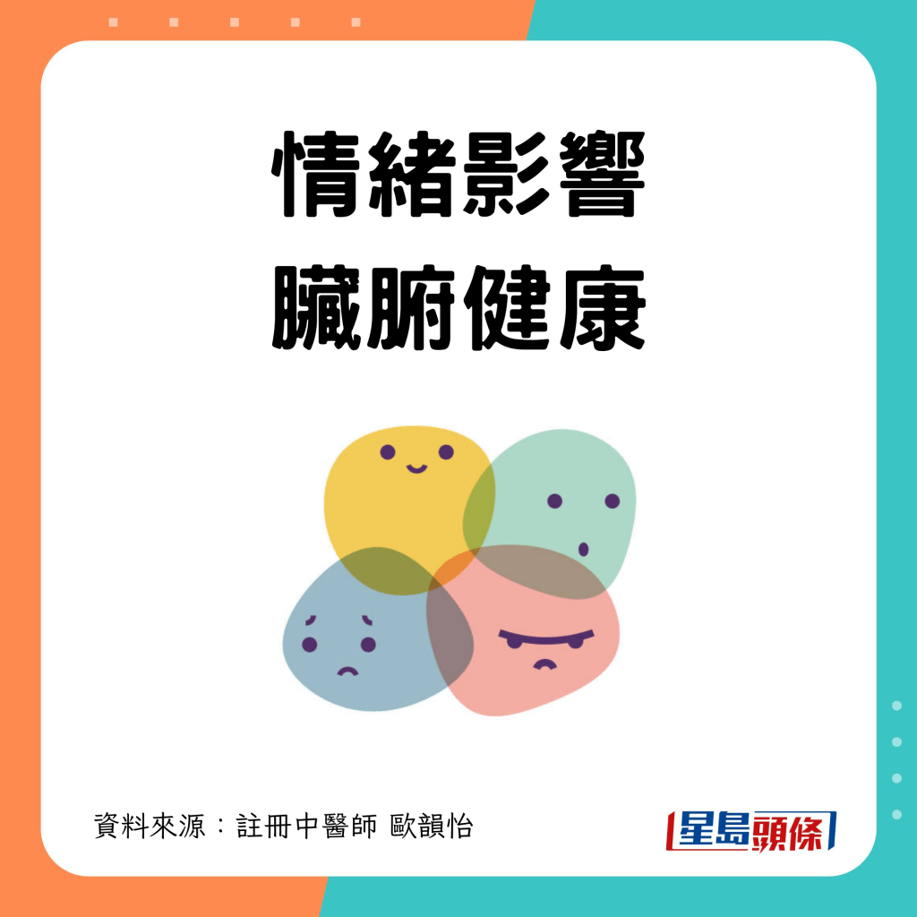 情緒影響臟腑健康