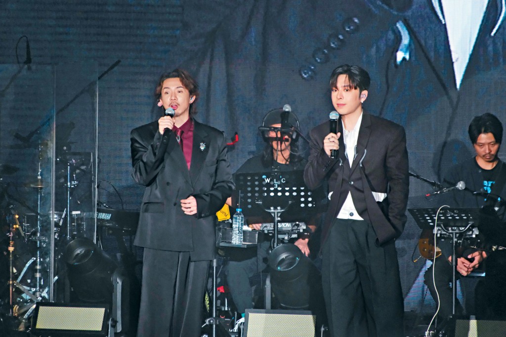 張繼聰與Edan驚喜合唱。