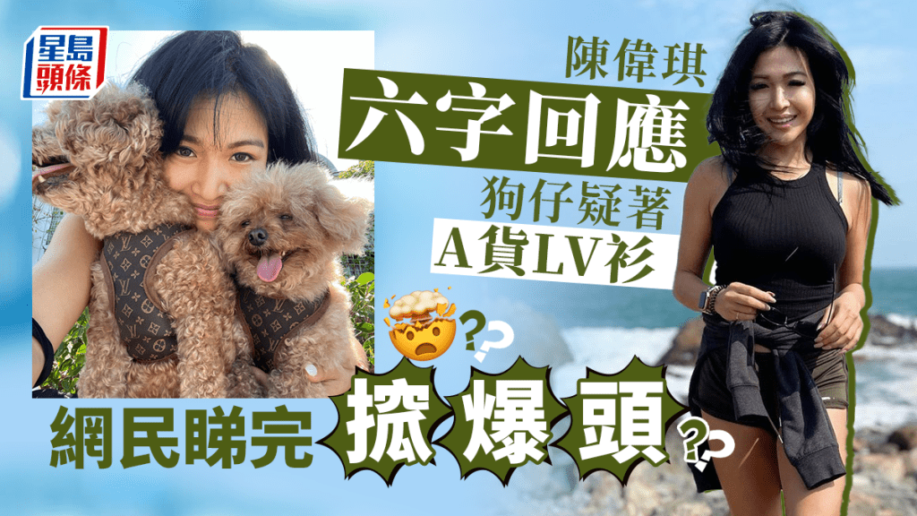 「細龍太」陳思圻六字回應狗仔疑著A貨LV衫 網民睇完搲爆頭