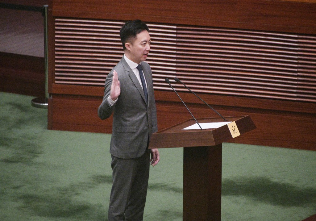 人事編制小組委員會由新民黨李梓敬擔任副主席。資料圖片